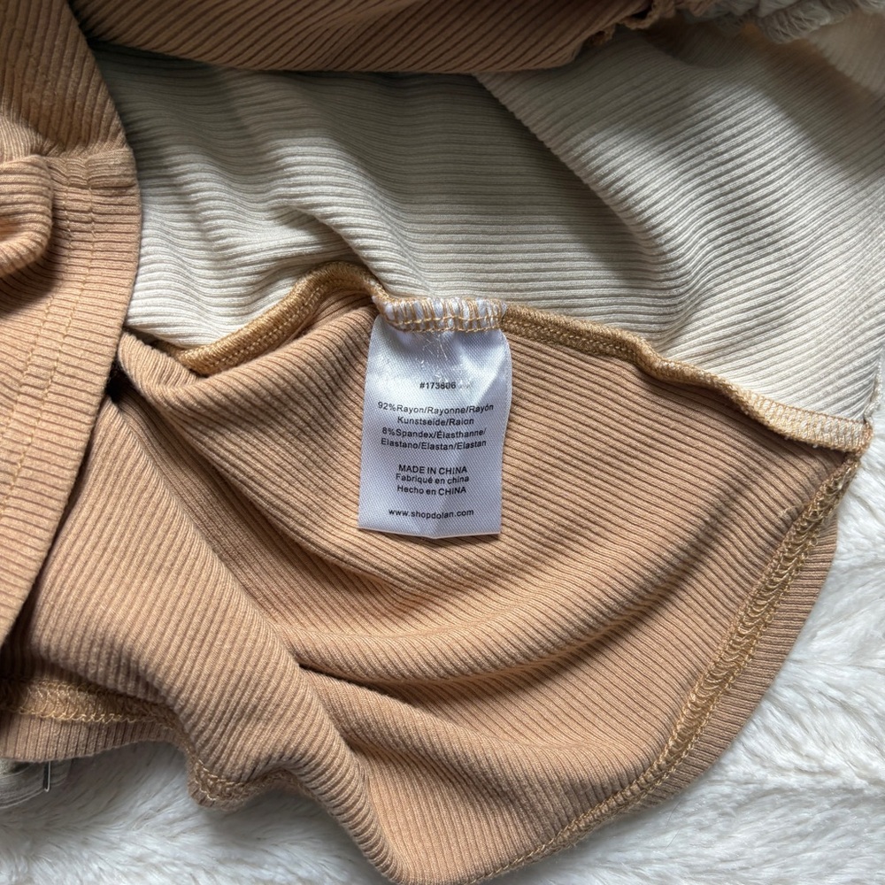 Anthropologie Dolan Two Toned Camisole Size Small Asymmetric Ruched Halter Top - Picture 4 of 9
